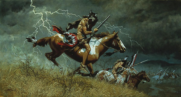 "When Omens Turn Bad" Frank McCarthy Giclee Canvas